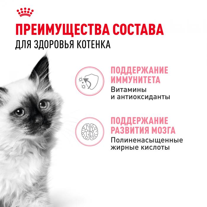 Royal Canin Kitten Instinctive влажный корм для котят от 4 до 12 месяцев в соусе