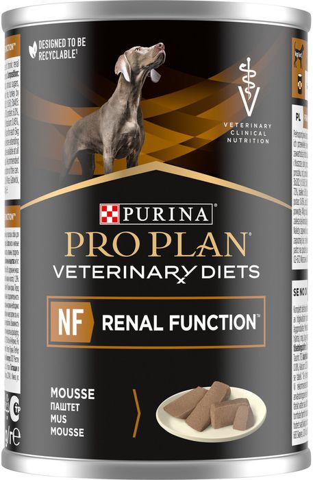 Влажный корм для собак диетический Pro Plan® Veterinary Diets NF Renal Function при хронической почечной недостаточности, паштет, Банка