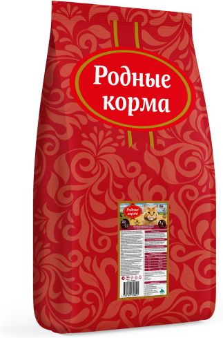Родные Корма корм для взрослых стерилизованных кошек, индейка и клюква