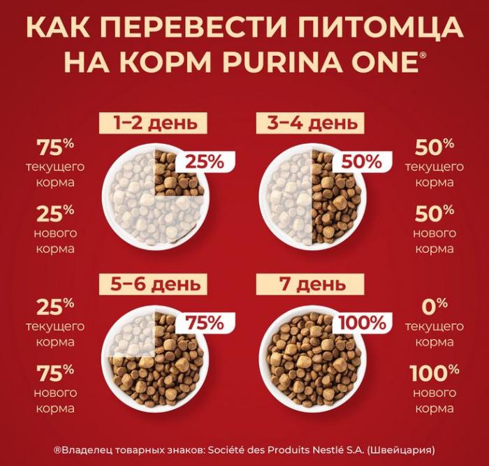 Сухой корм Purina ONE® для собак мелких пород с активным образом жизни, с высоким содержанием курицы и с рисом