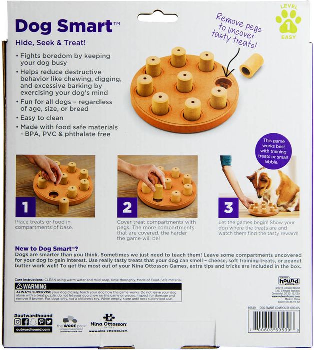 Nina Ottosson Smart Composite игра-головоломка для собак, 1 (начинающий) уровень сложности