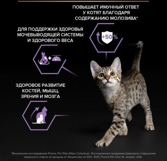 Сухой корм Pro Plan® Sterilised Kitten Healthy Start для стерилизованных котят от 3 до 12 месяцев, с высоким содержанием лосося, Пакет