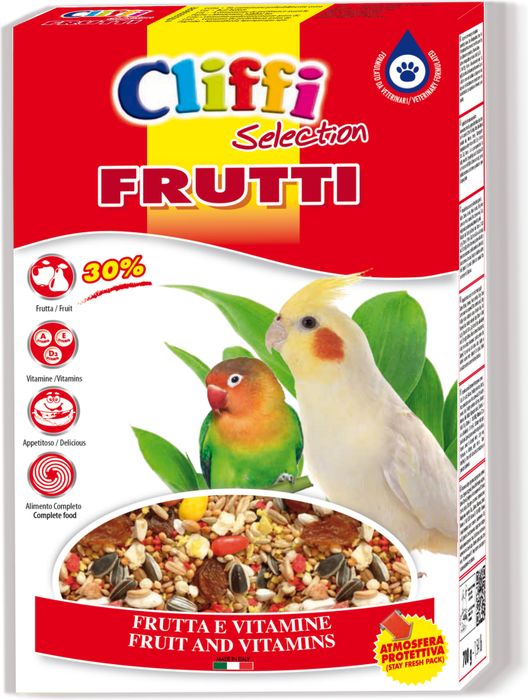 Cliffi Frutti корм для попугаев, с фруктами и орехами