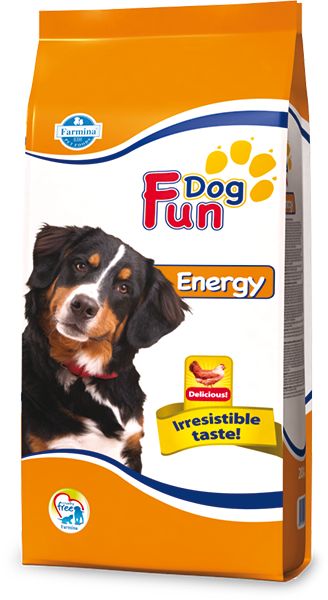 Farmina Fun Dog Energy корм для взрослых активных собак всех пород, курица