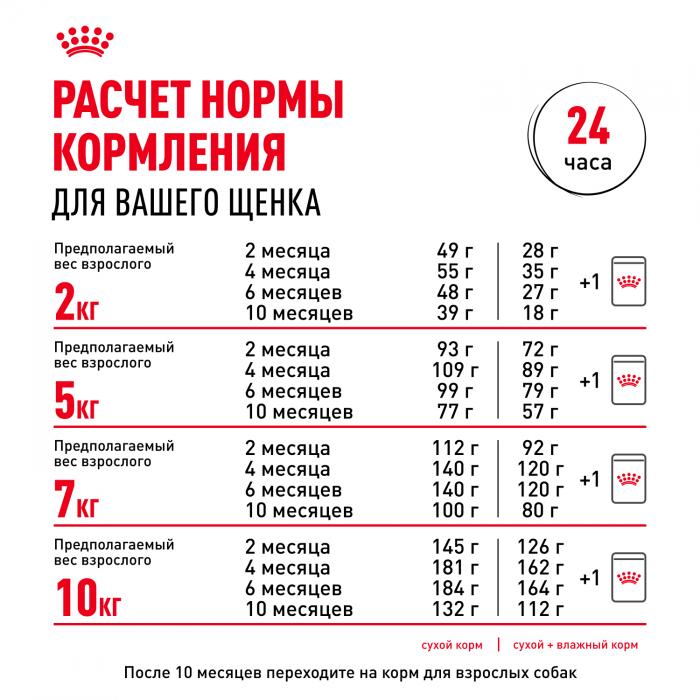 Royal Canin корм для щенков малых пород