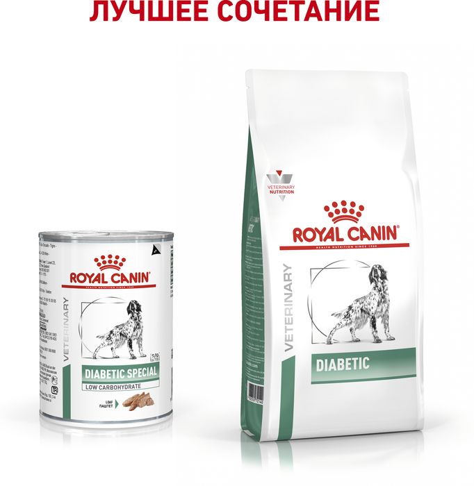 Royal Canin Diabetic лечебный корм для собак при сахарном диабет