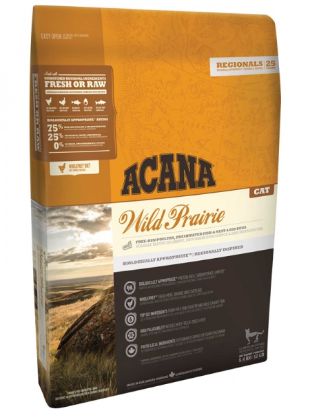 Acana Wild Prairie беззерновой корм для кошек курица