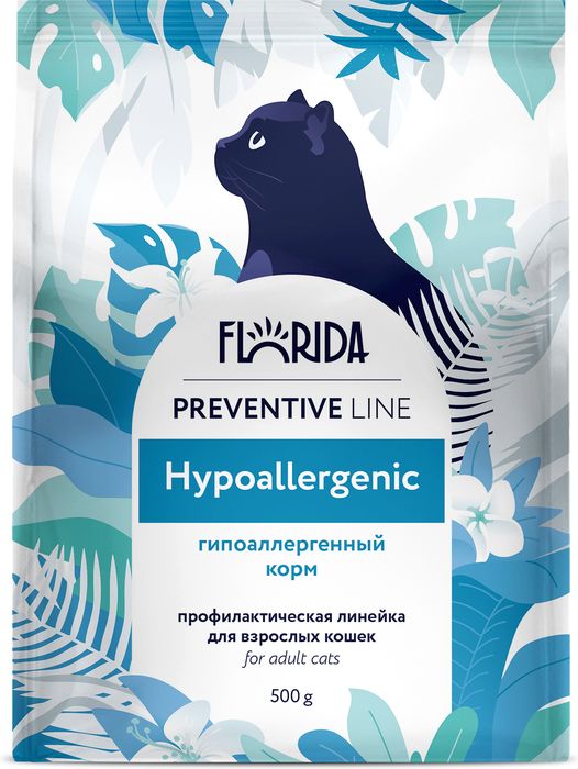 Florida Hypoallergenic корм для кошек, гипоаллергенный, индейка