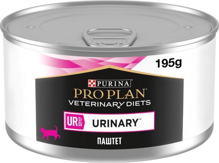 Влажный корм для кошек диетический Pro Plan® Veterinary Diets UR ST/OX Urinary при болезнях нижних отделов мочевыводящих путей, паштет, Банка