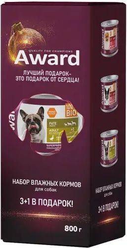 Award влажный корм для собак, набор