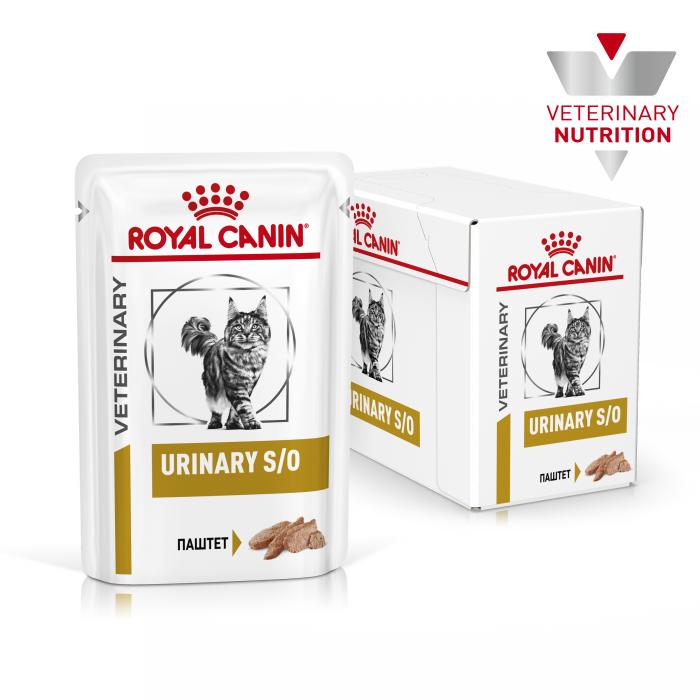 Royal Canin Urinary S/O Feline влажный корм для кошек с мочекаменной болезнью