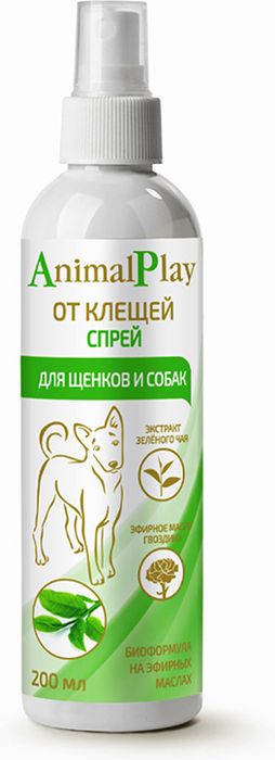 Animal Play спрей репеллентный для собак от клещей и эктопаразитов