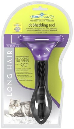 FURminator фурминатор для длинношерстных кошек крупных пород