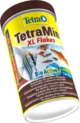TetraMin XL Flakes основной корм для тропических рыб, крупные хлопья
