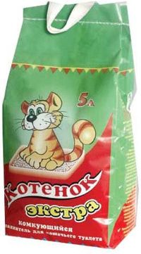 КОТЕНОК ЭКСТРА наполнитель для кошек комкующийся