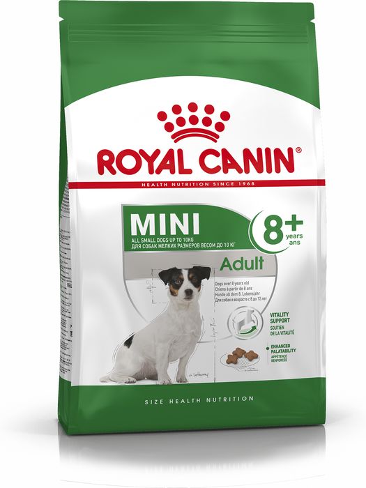 Royal Canin Mini Adult +8 сухой корм для собак мелких пород старше 8 лет