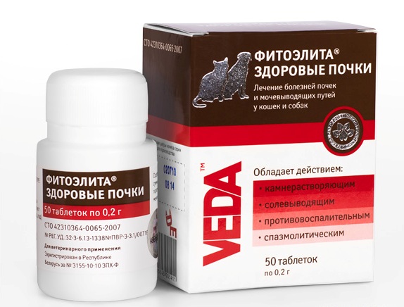 Veda Фитоэлита здоровые почки для собак и кошек