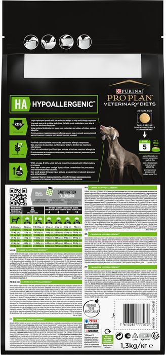 Сухой корм для щенков и взрослых собак диетический Pro Plan® Veterinary Diets HA Hypoallergenic при аллергических реакциях, Пакет