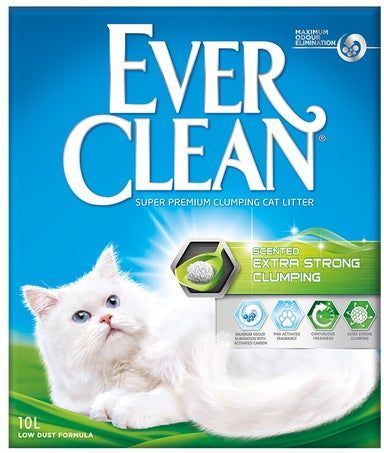 Ever Clean Extra Strong Scented комкующийся наполнитель с ароматизатором