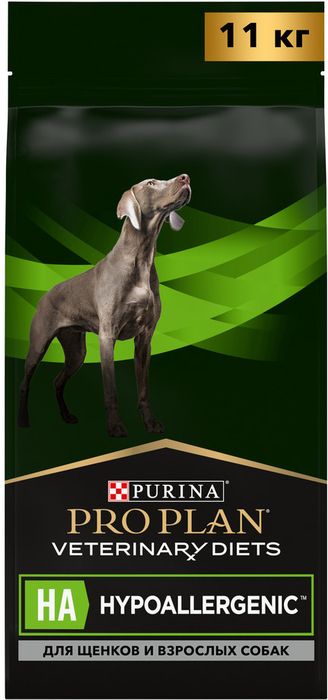 Сухой корм для щенков и взрослых собак диетический Pro Plan® Veterinary Diets HA Hypoallergenic при аллергических реакциях, Пакет