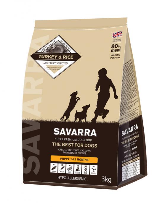 Savarra Puppy сухой корм для щенков с индейкой и рисом