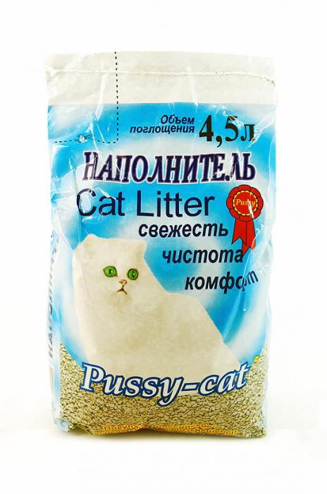 Pussy Cat наполнитель цеолитовый впитывающий для кошек