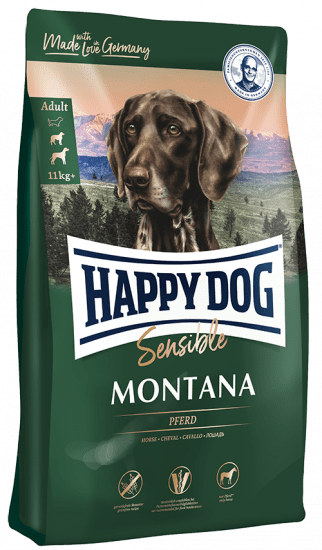 Happy Dog сухой корм для взрослых собак всех пород, деликатное пищеварение, конина
