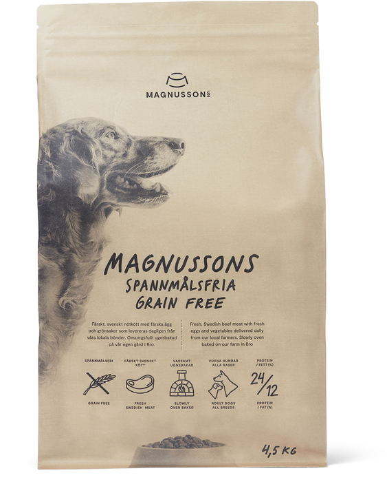 Magnusson сухой корм для взрослых собак всех пород, беззерновой, говядина