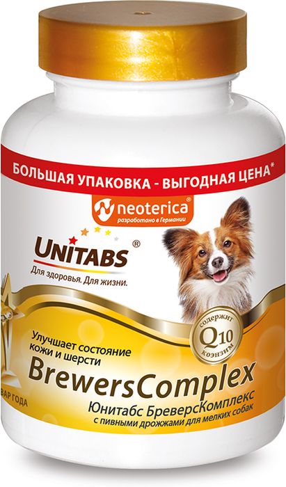 Unitabs BrewersComplex витаминно-минеральный комплекс для собак малых пород