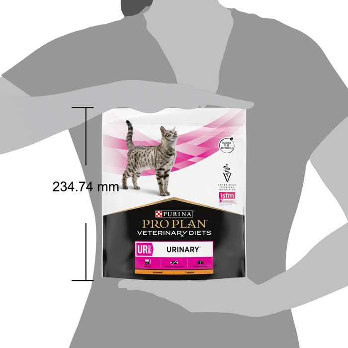 Сухой корм для кошек диетический Pro Plan® Veterinary Diets UR ST/OX Urinary при болезнях нижних отделов мочевыводящих путей, с курицей, Пакет