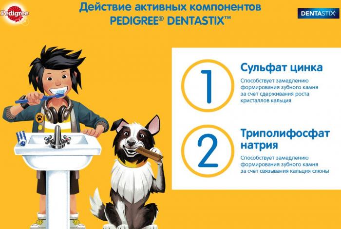 Pedigree Denta Stix лакомство для собак крупных пород для снятия зубного камня