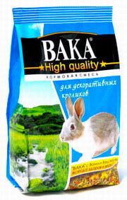 Вака High Quality сухой корм для декоративных кроликов