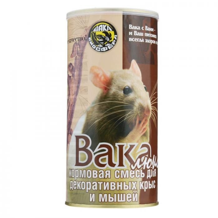 Вака Люкс сухой корм для декоративных мышей и крыс