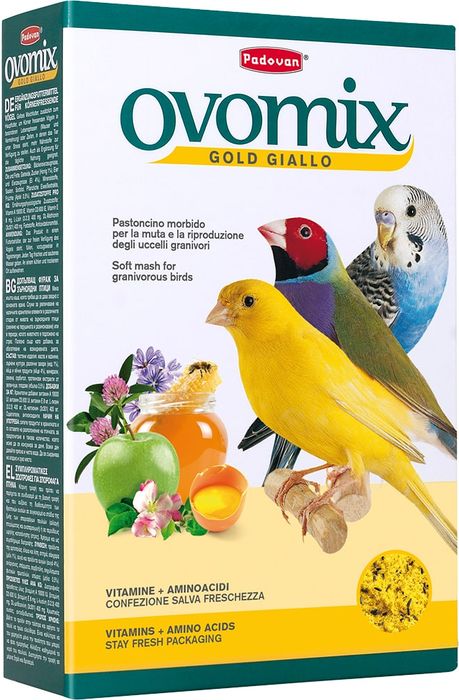 Padovan Ovomix Gold Giallo корм дополнительный для декоративных птиц