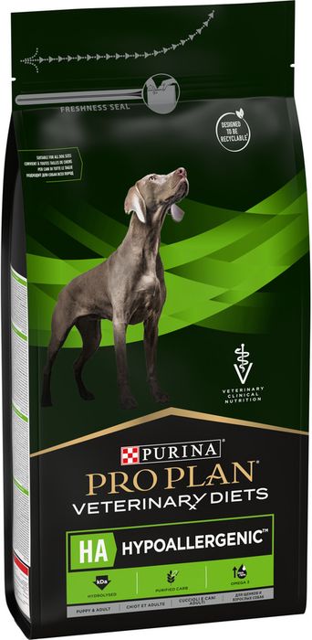 Сухой корм для щенков и взрослых собак диетический Pro Plan® Veterinary Diets HA Hypoallergenic при аллергических реакциях, Пакет