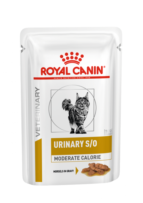 Royal Canin Urinary S/O Moderate Calorie лечебный корм для кошек для профилактики мочекаменной болезни
