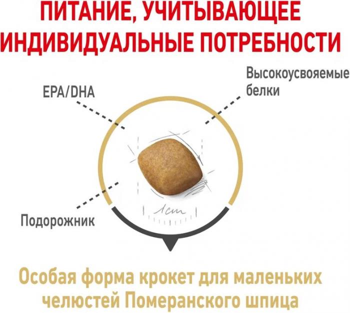 Royal Canin корм для взрослых собак породы Померанский Шпиц
