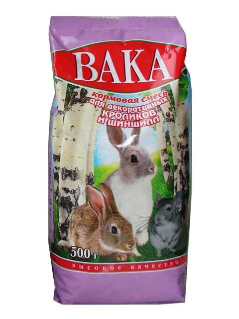 Вака ВК сухой корм для шиншилл и декоративных кроликов
