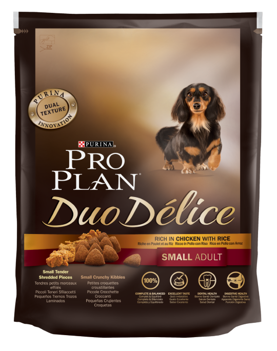 Pro Plan Duo Delice сухой корм для мелких и карликовых собак c курицей и рисом