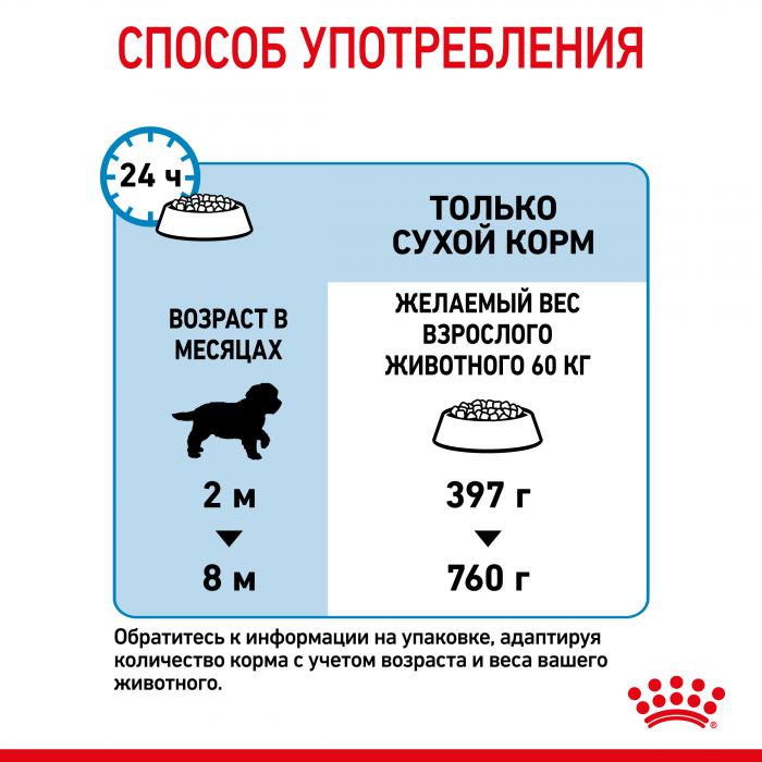 Royal Canin Giant Puppy сухой корм для щенков гигантских пород от 2 до 8 месяцев
