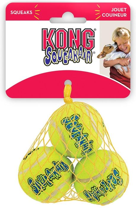 Kong игрушка для собак, Теннисный мяч (3 шт в упаковке)