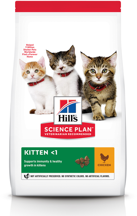 Hill\'s сухой корм для котят всех пород, курица