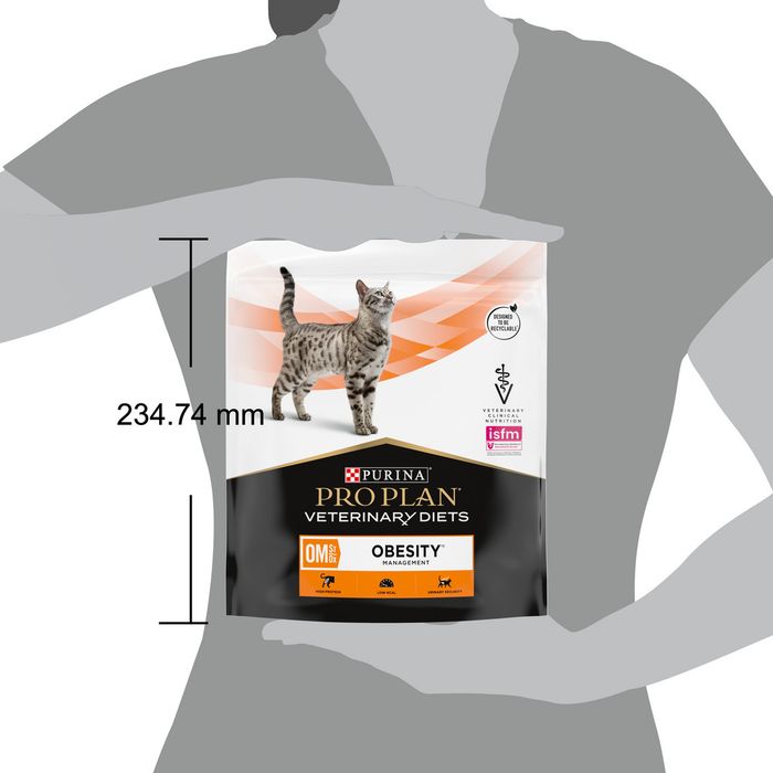 Сухой корм для кошек диетический Pro Plan® Veterinary Diets OM ST/OX Obesity Management для снижения избыточной массы тела, Пакет