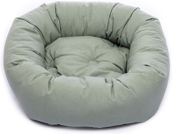 Dog Gone Smart лежанка для собак и кошек, "Donut" овальная, зеленый