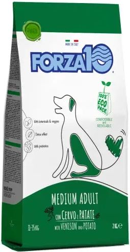 Forza 10 Forza10 корм для взрослых собак средних пород, оленина и картофель
