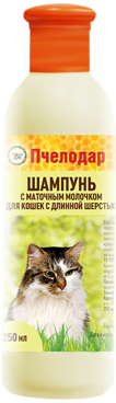 Pchelodar Пчелодар Шампунь для длинношерстных кошек с маточным молочком