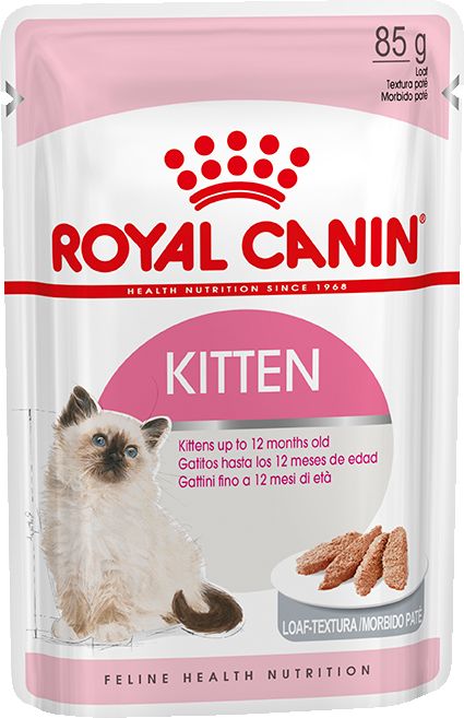 Royal Canin Kitten влажный корм для котят от 4 до 12 месяцев, паштет