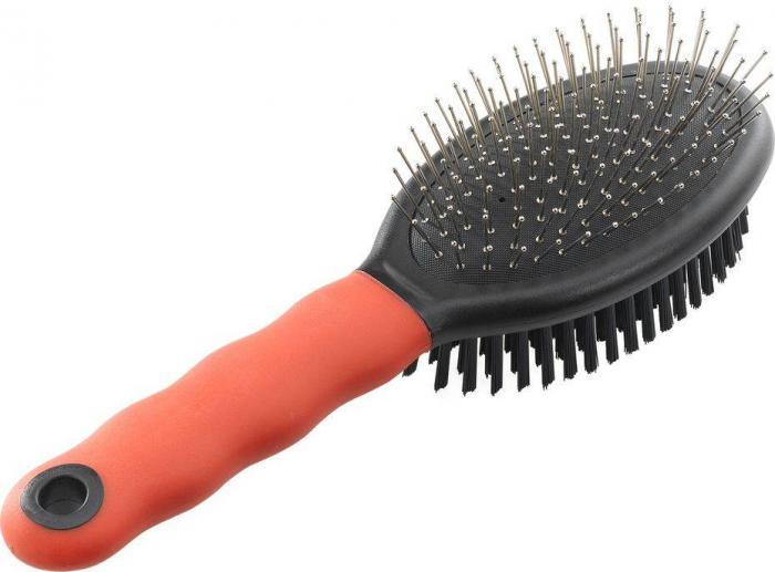 Ferplast расческа-щетка GRO5928 двойная для собак и кошек