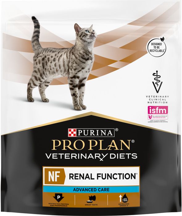 Сухой корм для кошек диетический Pro Plan® Veterinary Diets NF Renal Function Advanced care (Поздняя стадия) при поздней стадии хронической почечной недостаточности, Пакет