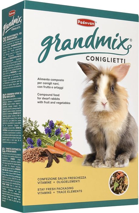 Padovan Grandmix Coniglietti корм комплексный для кроликов